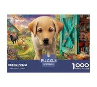 Labrador RetrieverPhenomenal 1000-Piece Jigsaw Puzzles for Adults The Definitive Encounter with Impossible, Hard, Difficult Challenging Puzzle Games - This Is The Crowning Gift Jigsaw Puzzles for Adu