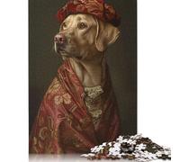 Labrador Retrievers Dog Paper Jigsaw Puzzle for Adults 1000 Piece Puzzles for Teenagers Creative Jigsaw Puzzles Family Challenging Games Toys Gifts 38x26cm/1000pcs