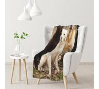 Labrador Retrievers Dogs Black Golden White BrownFlannel Throw Fluffy Blanket for Couch, Soft Cozy Blankets