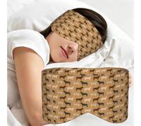 Labrador Retrievers Dogs Cute Yellow Lab Chocolate Lab, Sleep Mask for Home Travel, Full Eye Covers Light Blocking Eye Mask Sleep Eye and Ear Muffs
