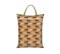 Labrador Retrievers Dogs Cute Yellow Lab Chocolate Lab,Travel Dirty Laundry Bag Foldable Dirty Clothes Bag Durable Storage Bag