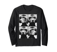 Labrador Retrievers with Sunglasses Meme Dogs Bob Haircut Long Sleeve T-Shirt