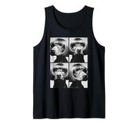 Labrador Retrievers with Sunglasses Meme Dogs Bob Haircut Tank Top