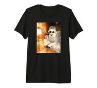 Labrador Retro Gamer - 80s 90s Vintage Photo Premium T-Shirt
