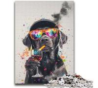 Labrador Wearing Sunglasses 2000 Piece Jigsaw Puzzles for Adults & Teens,Challenging Game And Family Play for Is Ideal As A Gift for The Whole Family (70X100cm)