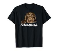 Labradorable Chocolate Labrador Dog T-Shirt