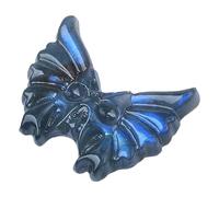 Labradorite Bat - Natural Crystal Bat Figurine for Energy Healing, Protection & Spiritual Transformation