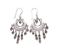 Labradorite Earrings 4mm Ball Cabochon Multi Color Sheen 925 Sterling Silver Dangle Earrings Iridescent Gem Jewelry Handmade Gift Boho Artistic Statement Earring Pair