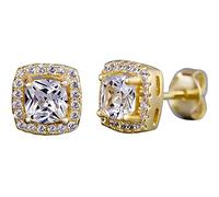 Labradorite Earrings Silver Studs for Girls Men Earrings Look Like Several, one size, PET, No Gemstone