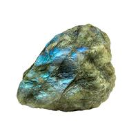 Labradorite Raw Crystals, Large 1.25-2.0" Healing Crystals Natural Rough Stones Crystal for Tumbling, Cabbing, Fountain Rocks, Decoration, Polishing, Wire Wrapping, Wicca & Reiki