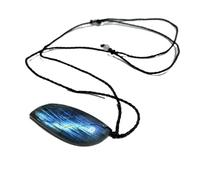 Labradorite Raw Stone Pendant - Natural Iridescent Crystal for Healing, Protection & Spiritual Practices