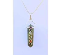Labradorite Reiki Energy Charge Chakra Healing Crystals Necklace Gemstone Hexagonal Point Chakra Stone Pendant