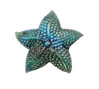 Labradorite Starfish Crystal - Handcrafted Labradorite Gemstone Starfish, Healing and Spiritual Decor