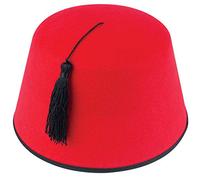 labreeze Adult Red Fez Moroccan Turkish Hat Tommy Cooper Party Fancy Dress Hat Lot (1)