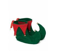labreeze Adult’s Deluxe Elf Boots - Christmas Fancy Dress Footwear - Festive Costume Accessory for Santa’s Helpers, Elf Outfits, Xmas Parties & Holiday Celebrations