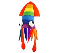 labreeze Adults Novelty Rainbow Squid Hat LGBT Gay Pride Fancy Dress Foam Cap