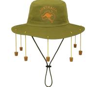 labreeze Australian Cork Headwear for Men - Classic Outback Bushman Style with 10 Dangling Corks, Fancy Dress Costume Accessory for Festivals, BBQs, Australia Day & Themed Events