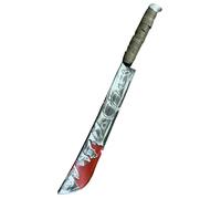 labreeze Bloodied Machete Weapon 74cm for Halloween | Realistic Zombie Killer Machete Prop | Gory Slasher Machete for Fancy Dress, Horror Costume Accessory, and Halloween Decorations