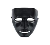 labreeze Deluxe Black Robot Mask - Halloween Costume Accessory for Fancy Dress, Cosplay & Sci-Fi Themed Parties - Adult Horror Robot Face Mask