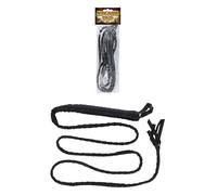 labreeze Explorer Whip 2m | Indiana Jones Style Costume Accessory for Adults | Halloween Fancy Dress, Cosplay & Adventurer Prop