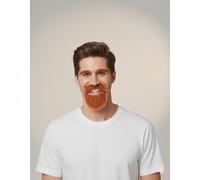 labreeze Ginger Beard and Eyebrows Costume Set for Adults, Self-Adhesive Facial Hair Accessory for Fancy Dress, Parties, Theatre and Themed Events