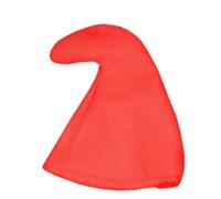 labreeze Gnome Hat Red Smurf Dwarf Tall Hat with Curved Top Unisex Fancy Dress Party Cap