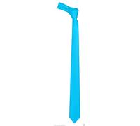 labreeze Men’s Boys Slim Skinny Solid Color Shiny Plain Satin Tie Wedding Party Thin Necktie (Sky Blue)