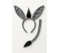 labreeze Men’s Donkey Costume Set - Donkey Ears & Tail Fancy Dress Accessory Kit for Halloween, Cosplay, Stage, Parties & Themed Events