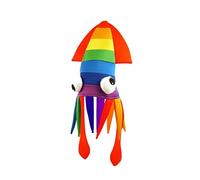 labreeze Rainbow Squid Hat - Colorful Plush Octopus Tentacle Hat for Adults - Fun and Creative Costume Accessory for Parties, Halloween, and Cosplay