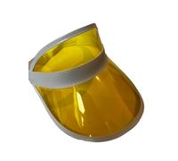 labreeze Retro Neon Sun Visor Hat for Golf Tennis Stag Poker Adults 1980’s Fancy Dress Party Cap Hat (Yellow)