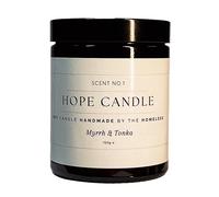 Labre's Hope Scented Soy Wax Candle - Myrrh & Tonka - 150g
