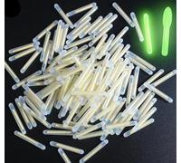 Labriciyon 100Pcs Yellow Fishing Float Light Stick Fluorescent Lightstick Fluorescent Dark Glow Sticks Fishing Float Accessories 3mm Corks, Floats Terminal Tackle and Accessories