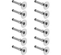 Labriciyon 12 Pcs Silver Universal Stylus Replacement Disc Tips for Touch Screen Stylus Pens, Nice Gifts to Share with Families or Friends