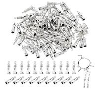 Labriciyon 30Pcs 3D Bead Charms Tibetan Silver Pendant Fit DIY Beading and Jewelry Making238mm