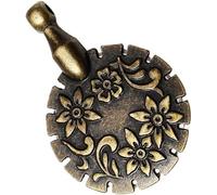 Labriciyon Antique Gold Yarn Cutter Pendant Round Thread Cutters Pendants Yarns Cutter Gifts for Sewing MachineSimple and Sophisticated Design