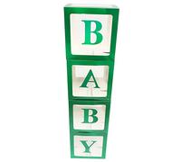 LABRIMP 1 Set Shower Balloon Boxes of Decorative Boxes with Letters for Gender Reveal Birthday Party Baptism Premium Reusable Material Colorful Decoration for Celebrations
