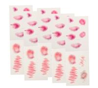 LABRIMP 10 Sheets Halloween Prank Props Halloween Decor Fake Bruise Tattoo Pvc