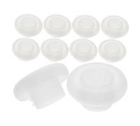 LABRIMP 100pcs Clear Pe Bottle Plugs Wine and Beer Stopper Replacement Caps Leak Inner Seal Multipurpose Bottle Accessories for Standard Beverage