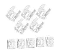 LABRIMP 100pcs Dreadlock Hair Extension Ring Metal Hair Beads for Braid Cuffs Adjustable Ties Band for Dreadlocks Braids