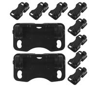 LABRIMP 10Pcs Adjustable Angle Car Camera Mount Brackets for Rearview Mirror Dash Cam, Universal Rear View and Backup Camera Installation Kit for Vehicle Video Recording