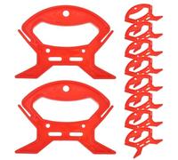 LABRIMP 10pcs Cord Organizer Set - Compact Plastic Cable Winder for Extension Cords, Charging Cables, Fishing Lines, and Kite Strings - Portable Storage