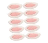 LABRIMP 10pcs DIY Bunny Ear Hairpin Making Supplies Rabbit Ear Decor for Crafts Decorative Hair Ties for Adorable Colors for Creative Projects