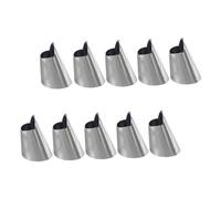 LABRIMP 10Pcs Finger Guards for Sturdy Kitchen Finger Protectors for Safe Vegetable Fruit Meat Slicing and Dicing Lightweight Hand Safety Tool for Chefs and Home Cooks