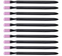 LABRIMP 10pcs Nail File Stick Manicure Sticks Nail Buffing Tools Plastic Black Trimming Smoothing Care Tool for Manicure and Extensions