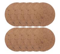 LABRIMP 10pcs Natural Pigeon Nest Mat Made of Breathable Palm Material, Practical Bird Nest Pad Keeps Pigeon Eggs Warm and Comfortable for Zoo and Pet Play Use