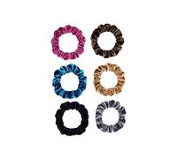 LABRIMP 10Pcs Plush Hair Loops High Stretch Seamless Hair Rings for Women Soft Elastic Ponytail Holders Mixed Colors for Everyday Wear