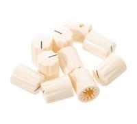 LABRIMP 10pcs Small Guitar Pedal Volume Control Knobs for Electric Guitar and Amplifier, Plastic Material with Secure Grip and Universal Compatibility, for Live Use and Studio Use, Vintage