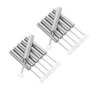 LABRIMP 12pcs Hydraulic Soft Close Damper for Trash Can Lid Noise Reduction Mechanism Replacement Parts Slow Closing Piston for Kitchen Bathroom Rubbish Bin Door Closing