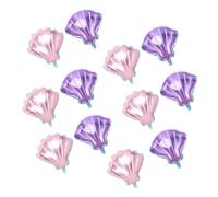 LABRIMP 12pcs Sea Shell Foil Balloons Made of Aluminium Foil for Wedding and Birthday Decorations, Beach Theme Party Supplies with Shell Shape, Ocean Party Balloon Decor