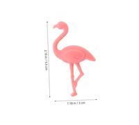 LABRIMP 12pcs Silicone Flamingo Wine Charms Reusable Drink Glass Markers for Stemware and Stemless Glasses Food-grade Safe Cup Identifiers with Tropical Design for Wedding and Beach Party